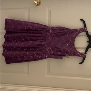 Purple lace dress